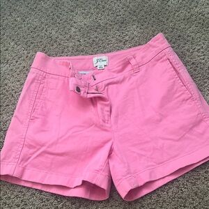 J. Crew Women's Pink Chino Shorts